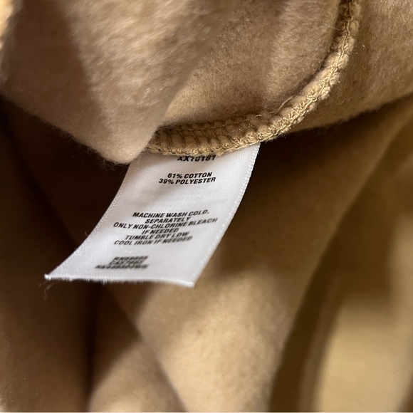 Nordstrom Abound Grand Slam Crop Sweatshirt Pullover Beige Crew Women's 2X - Picture 5 of 7